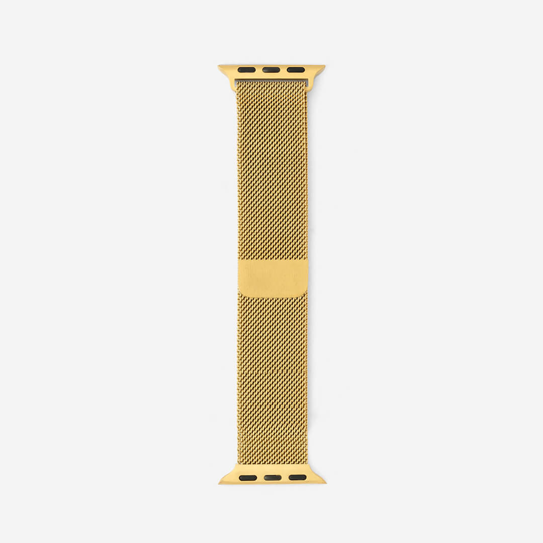 Milanese Loop Apple Watch Band - Gold