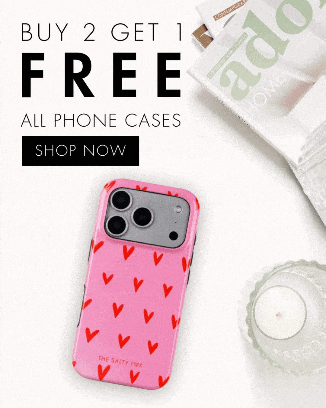 Phone Cases: Buy 2, Get 1 Free!