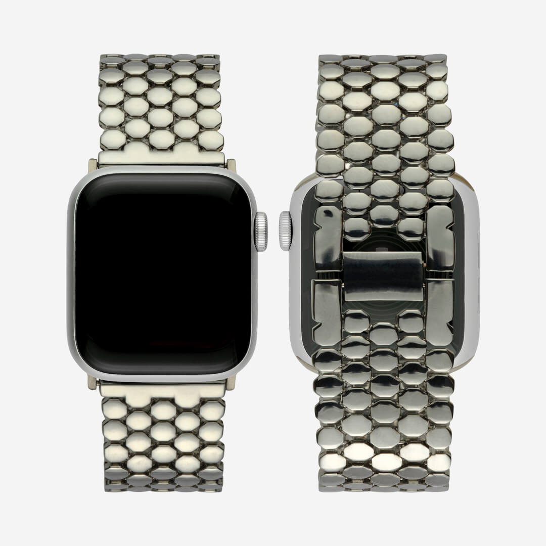 Monaco Bracelet Apple Watch Band - Silver