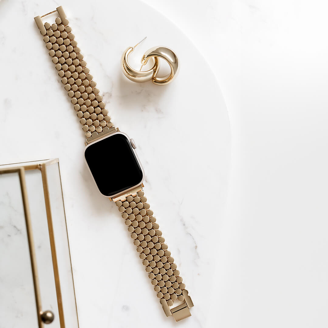 Monaco Bracelet Apple Watch Band - Gold