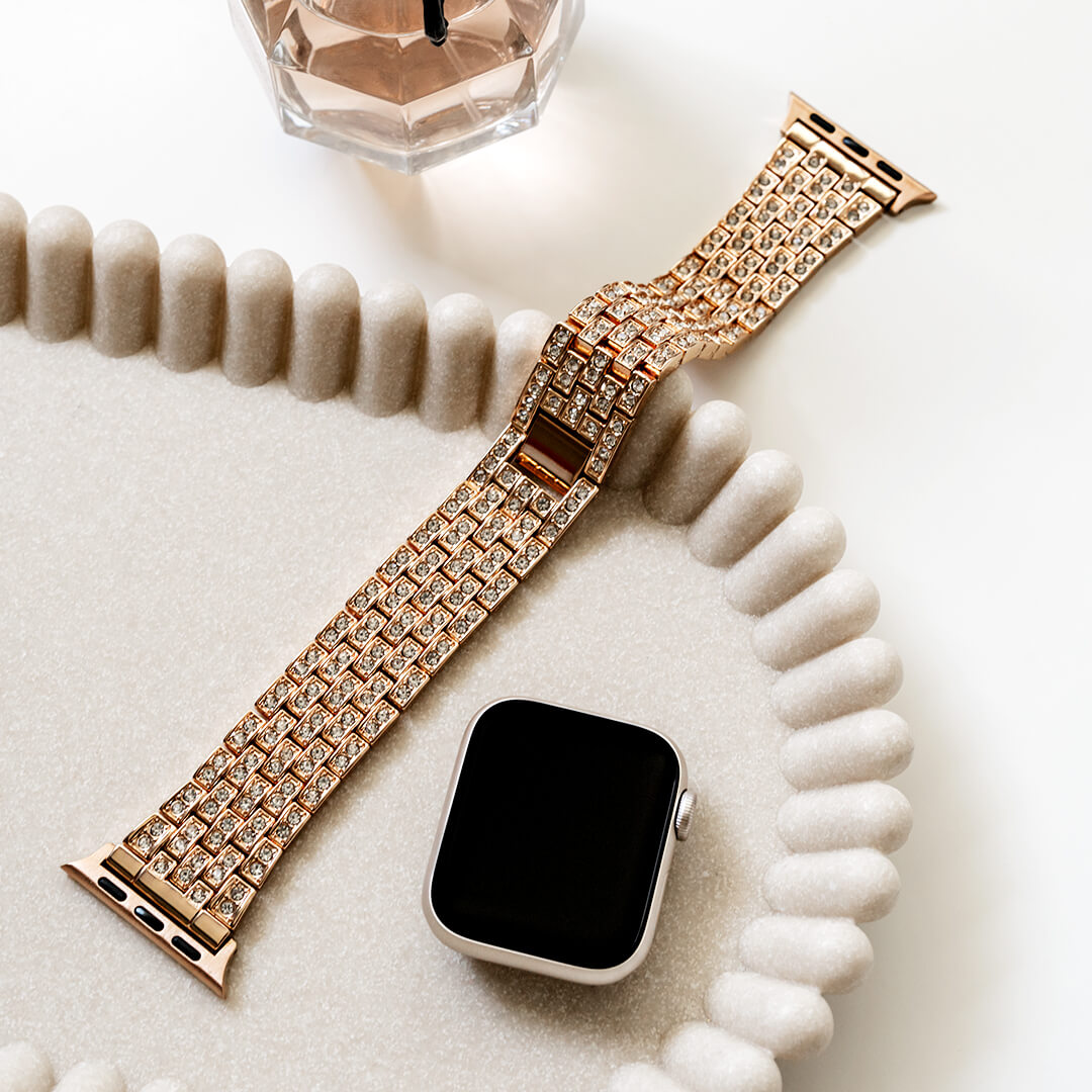 Monte Carlo Bracelet Apple Watch Band - Vintage Rose Gold