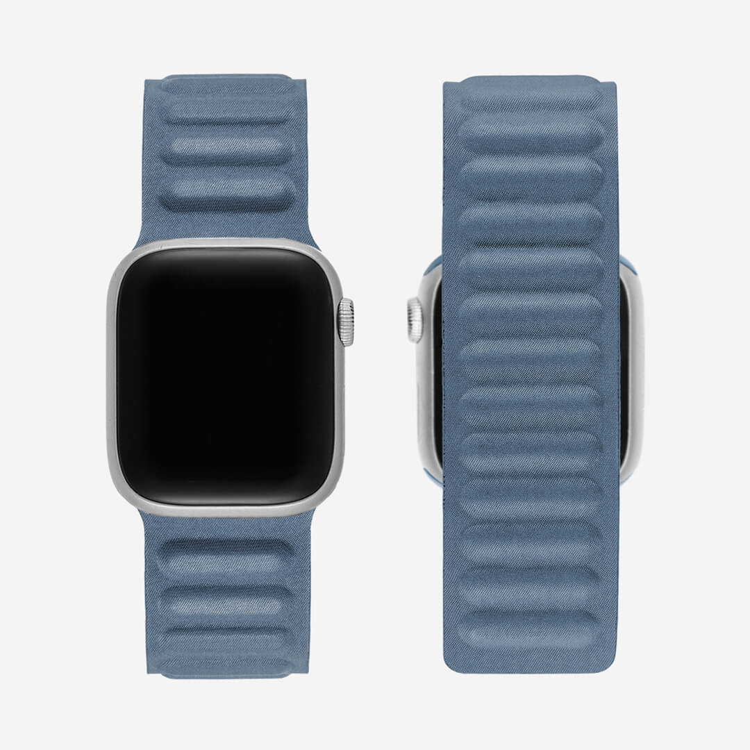 Mumbai Magnetic Link Apple Watch Band - Baltic Blue