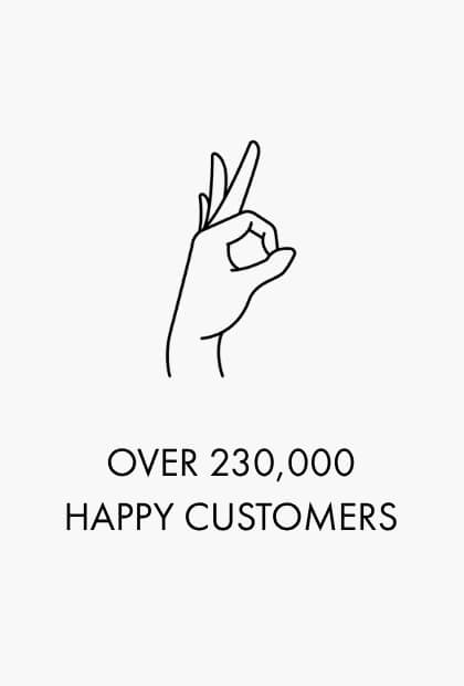 Over 230,000 Happy Customers