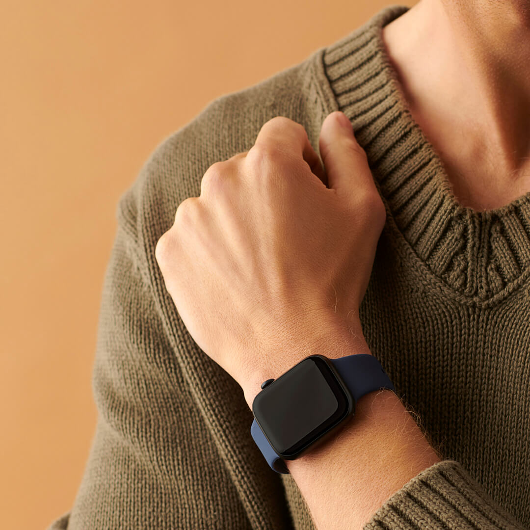 Classic Silicone Apple Watch Band - Navy