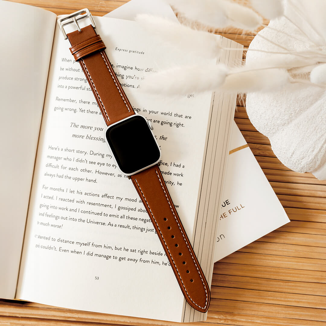 Oxford Classic Apple Watch Band - Toffee