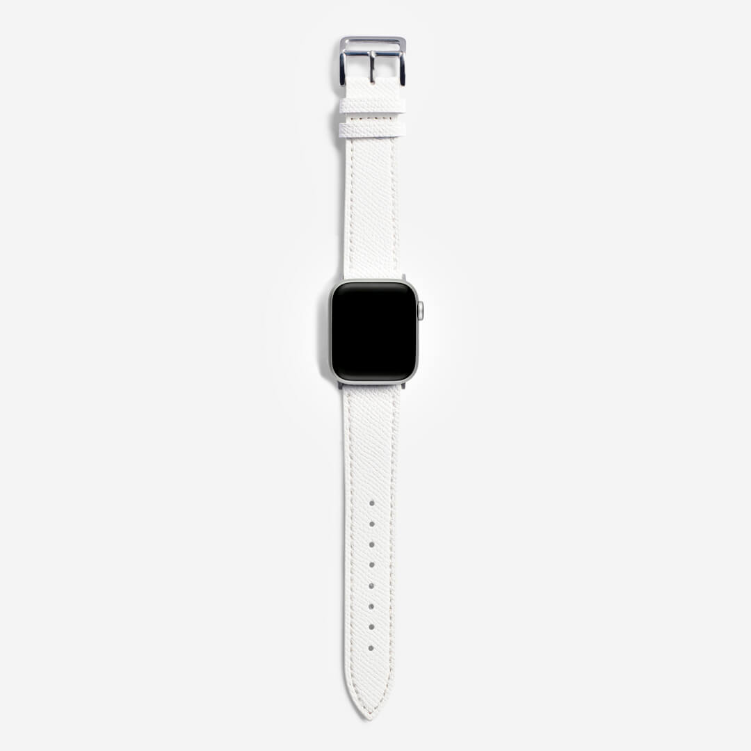 Oxford Classic Apple Watch Band - White