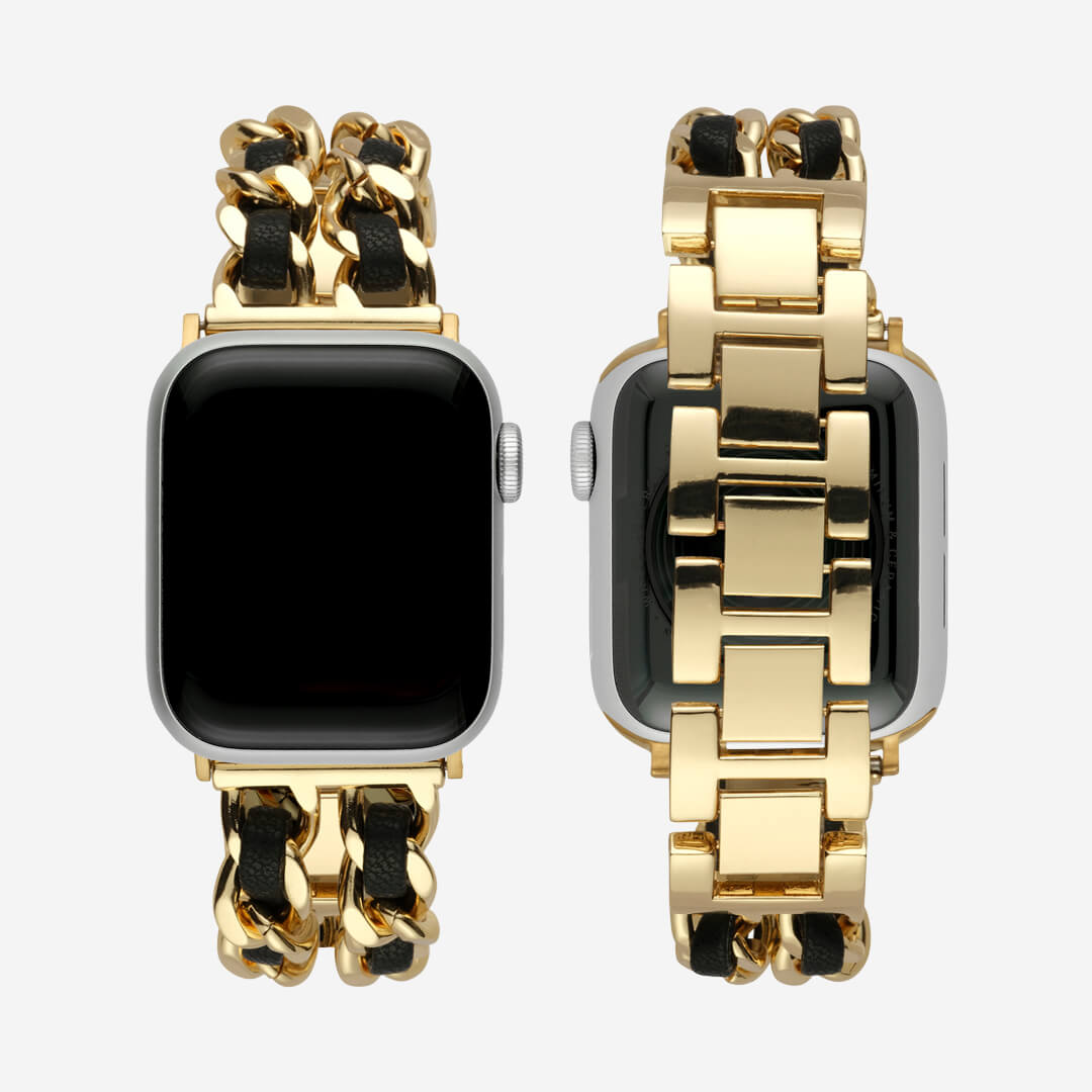 Paris Bracelet Apple Watch Band - Gold / Black
