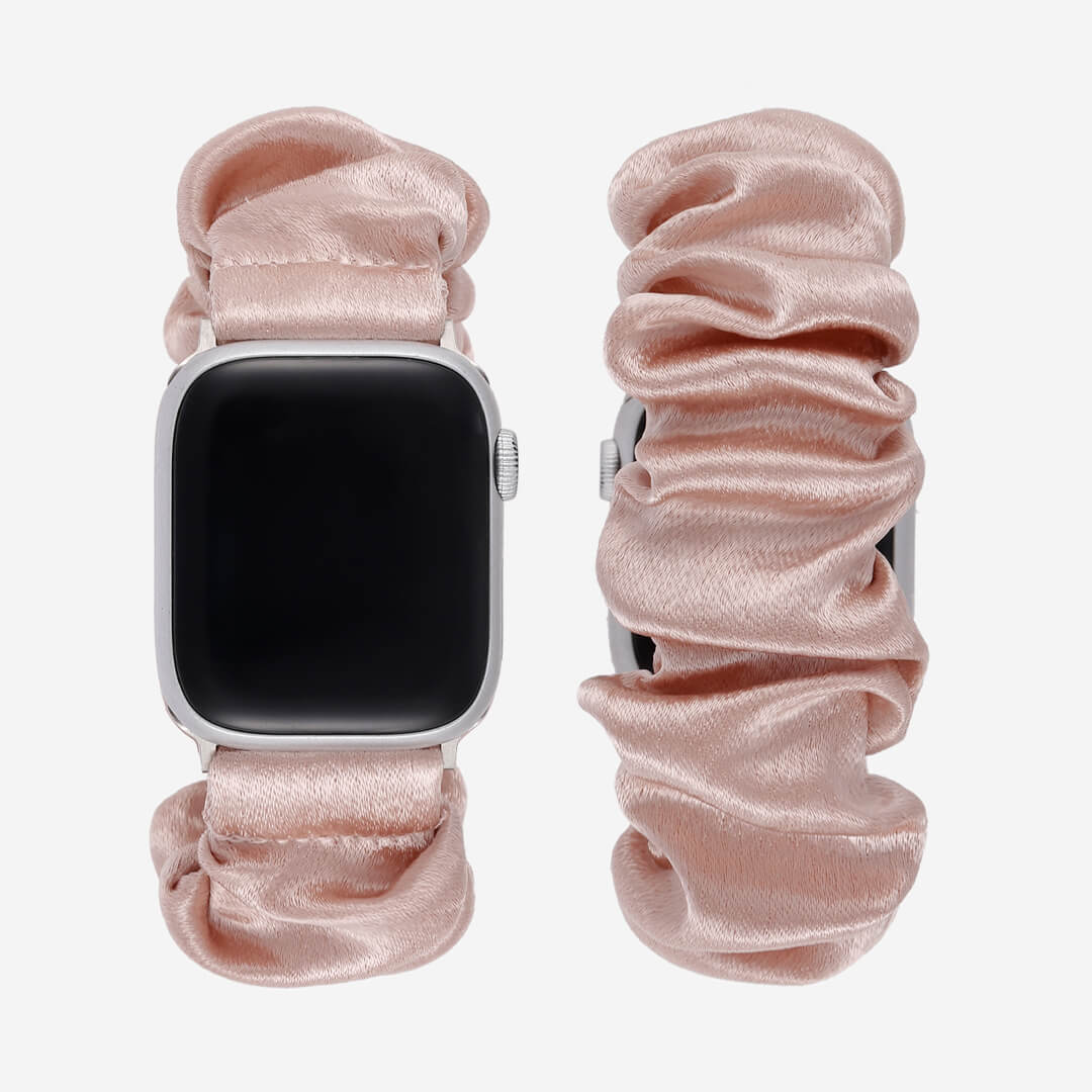 Scrunchie Apple Watch Band - Champagne