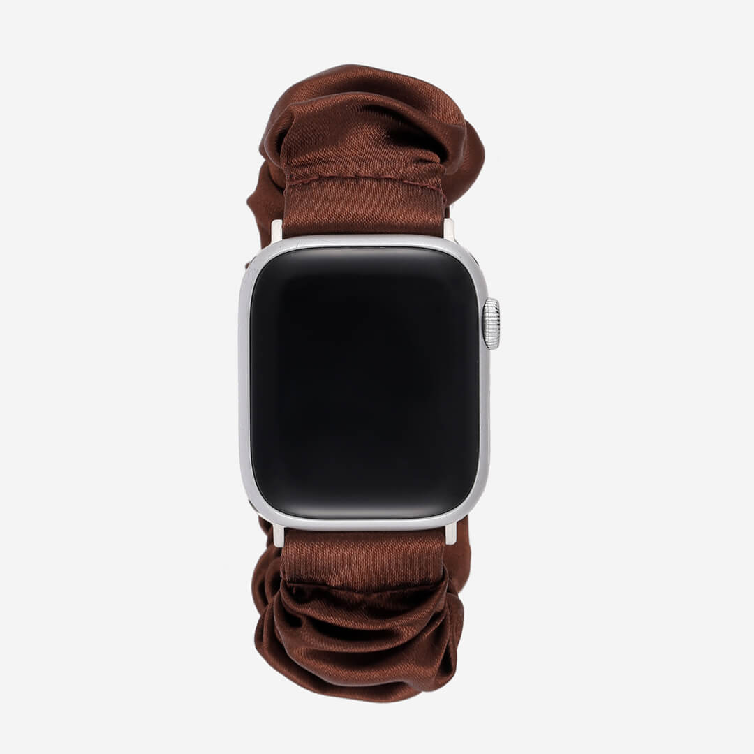 Scrunchie Apple Watch Band - Chocolate