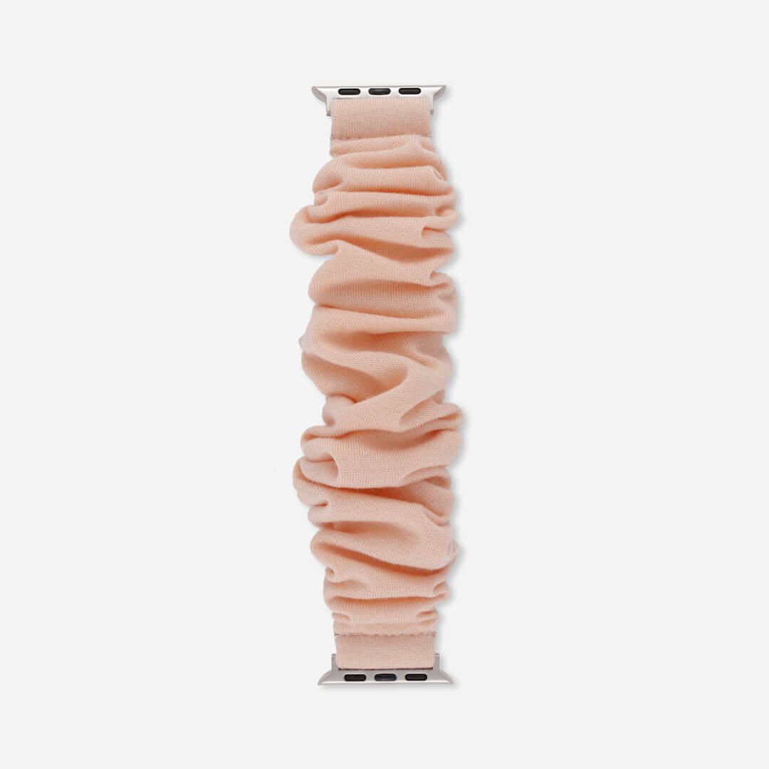 Scrunchie Apple Watch Band - Pearl