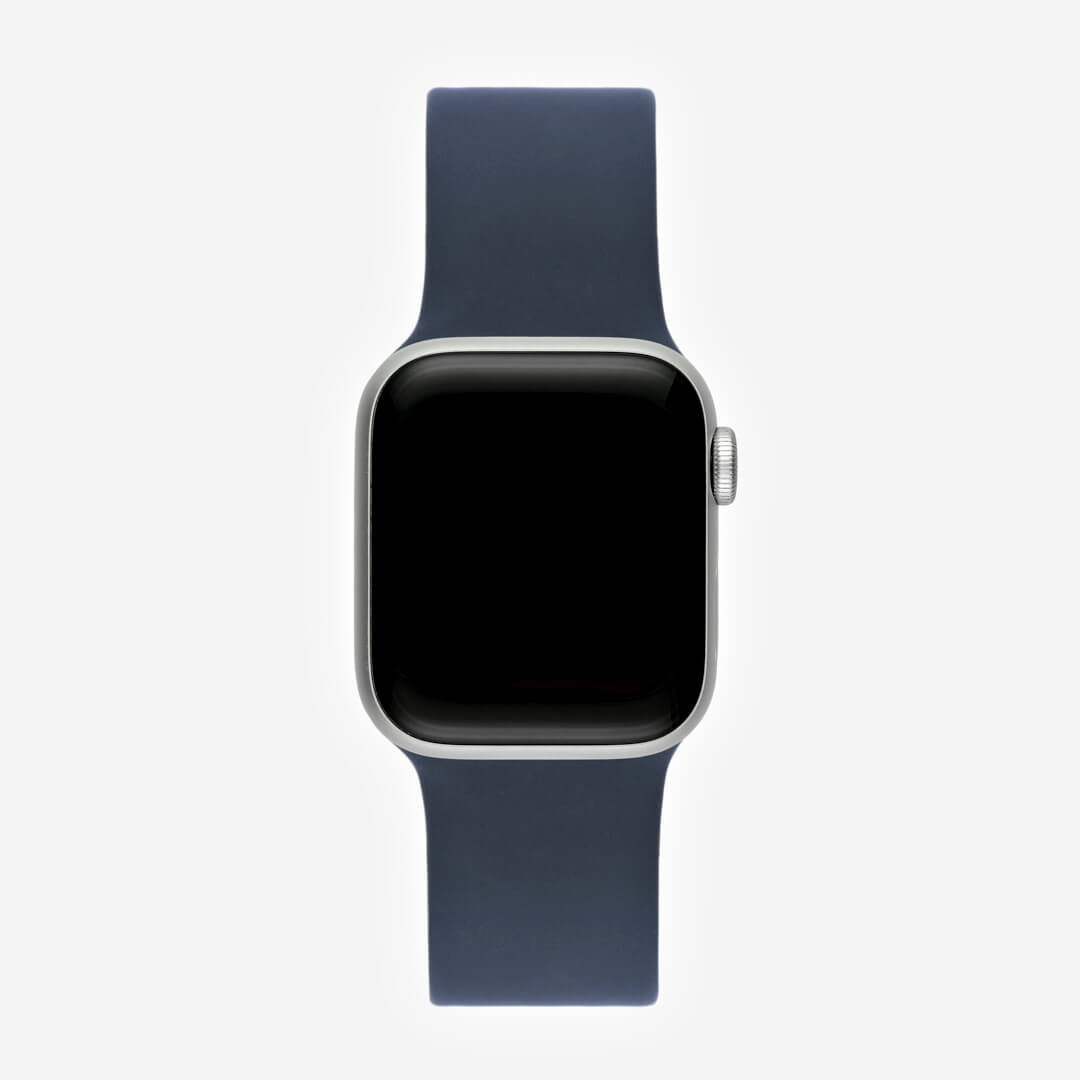 Classic Silicone Apple Watch Band - Black - The Salty Fox