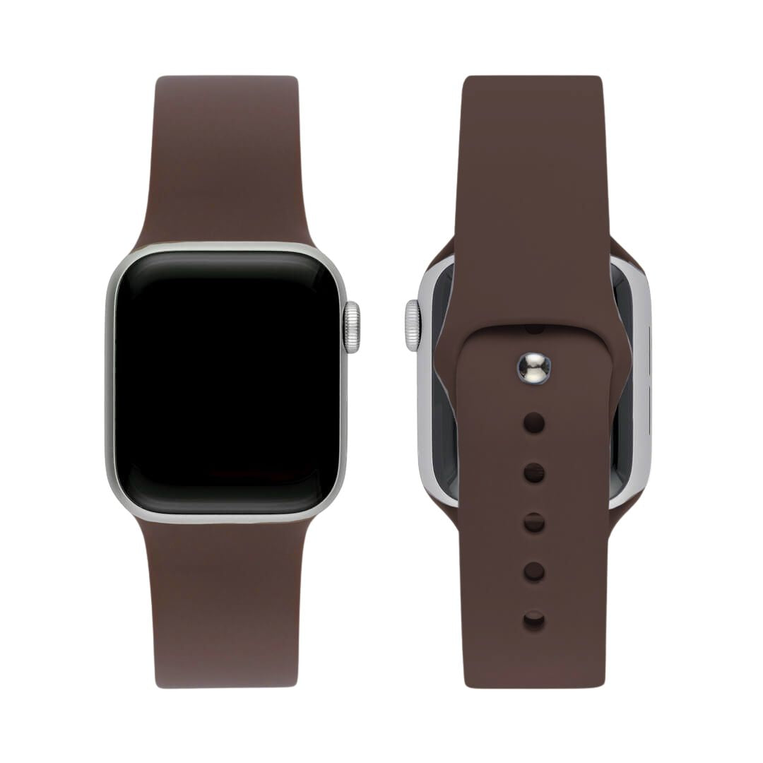 Classic Silicone Apple Watch Band - Cocoa