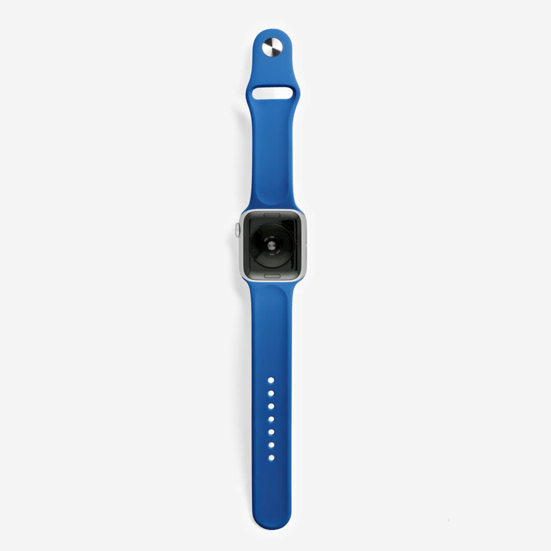 Classic Silicone Apple Watch Band Royal Blue