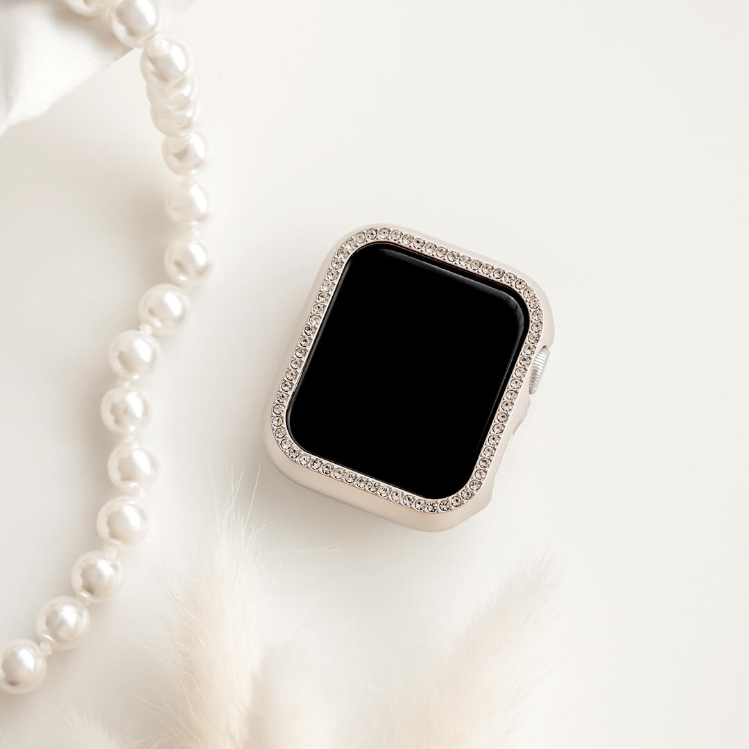 Apple Watch Single Halo Crystal Bumper Case - Starlight