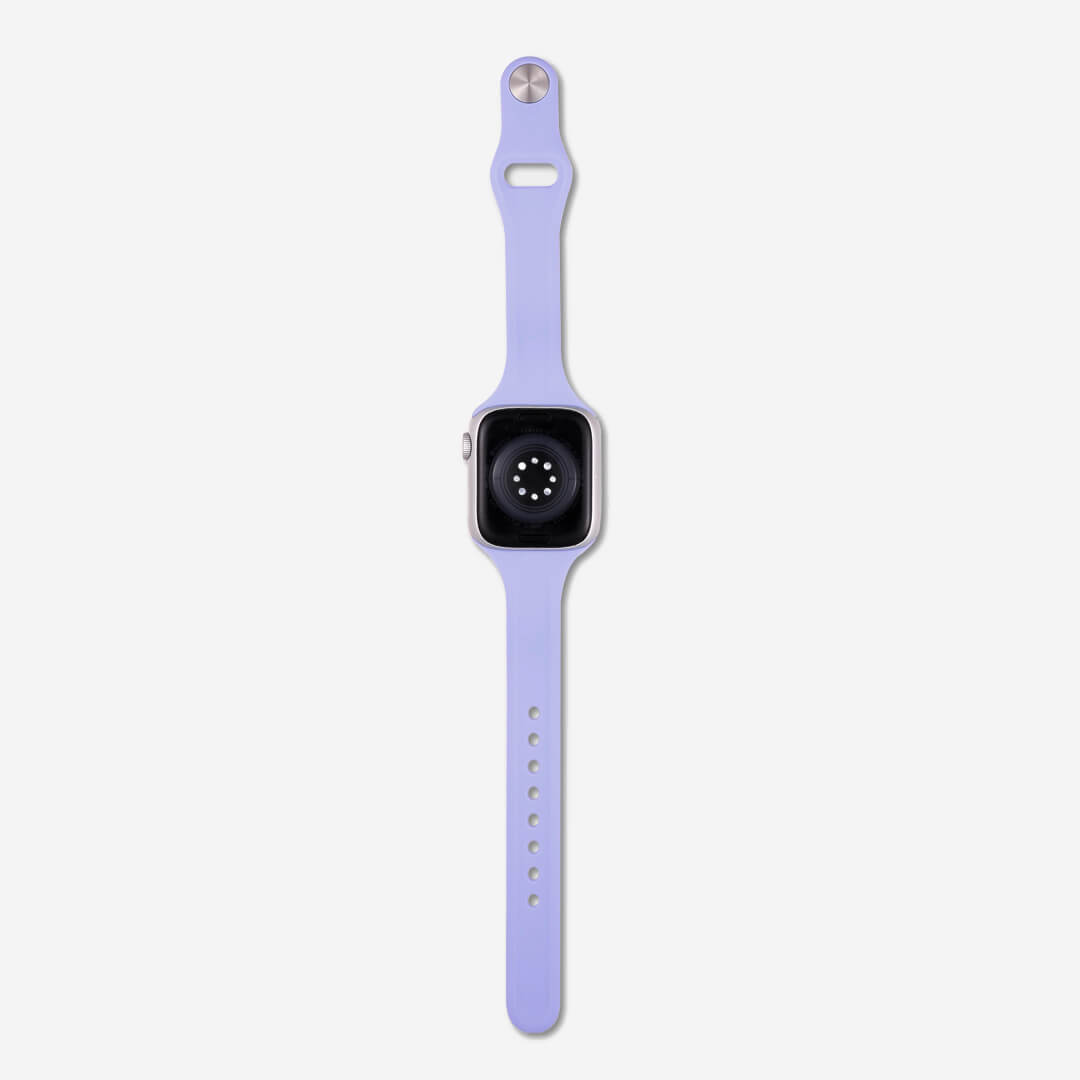 Slim Silicone Apple Watch Band - Lilac