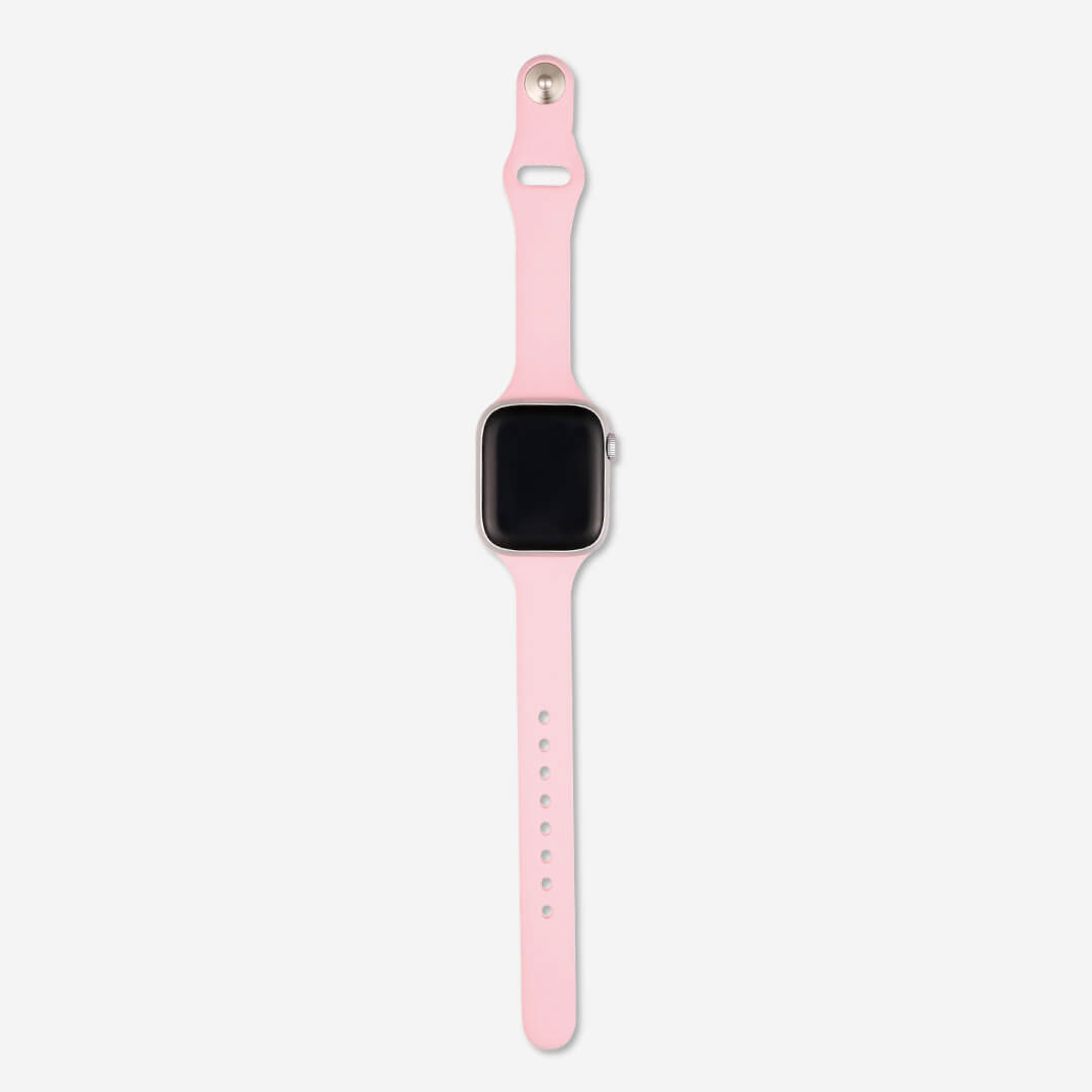 Slim Silicone Apple Watch Band - Pink