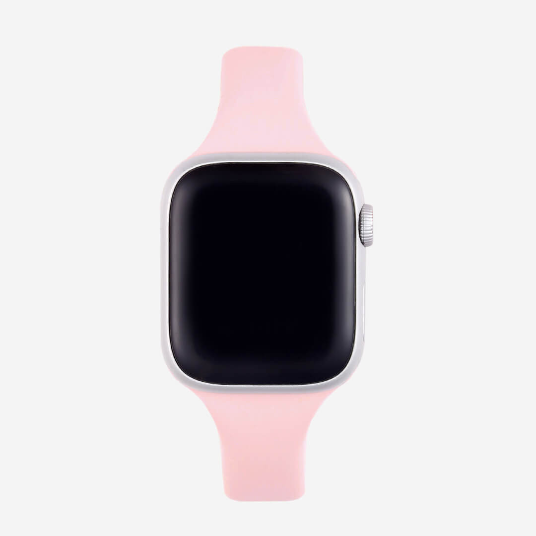 Slim Silicone Apple Watch Band - Pink