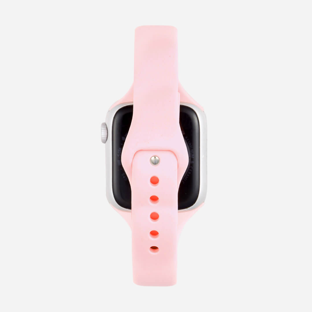 Slim Silicone Apple Watch Band - Pink