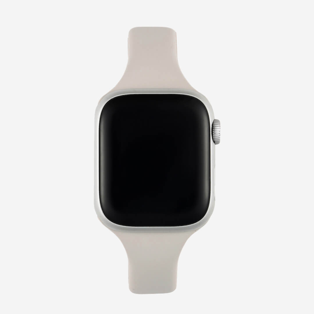 Slim Silicone Apple Watch Band - Starlight