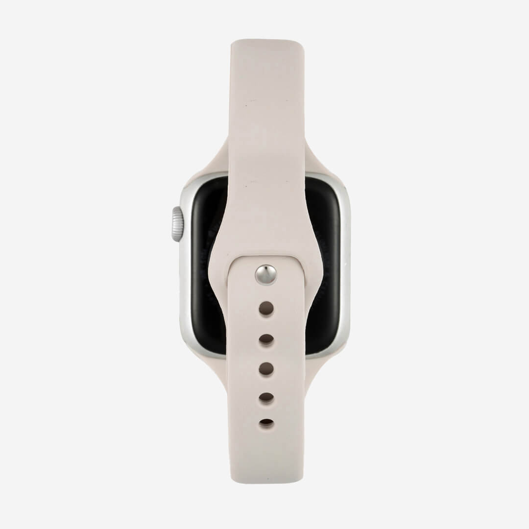 Slim Silicone Apple Watch Band - Starlight