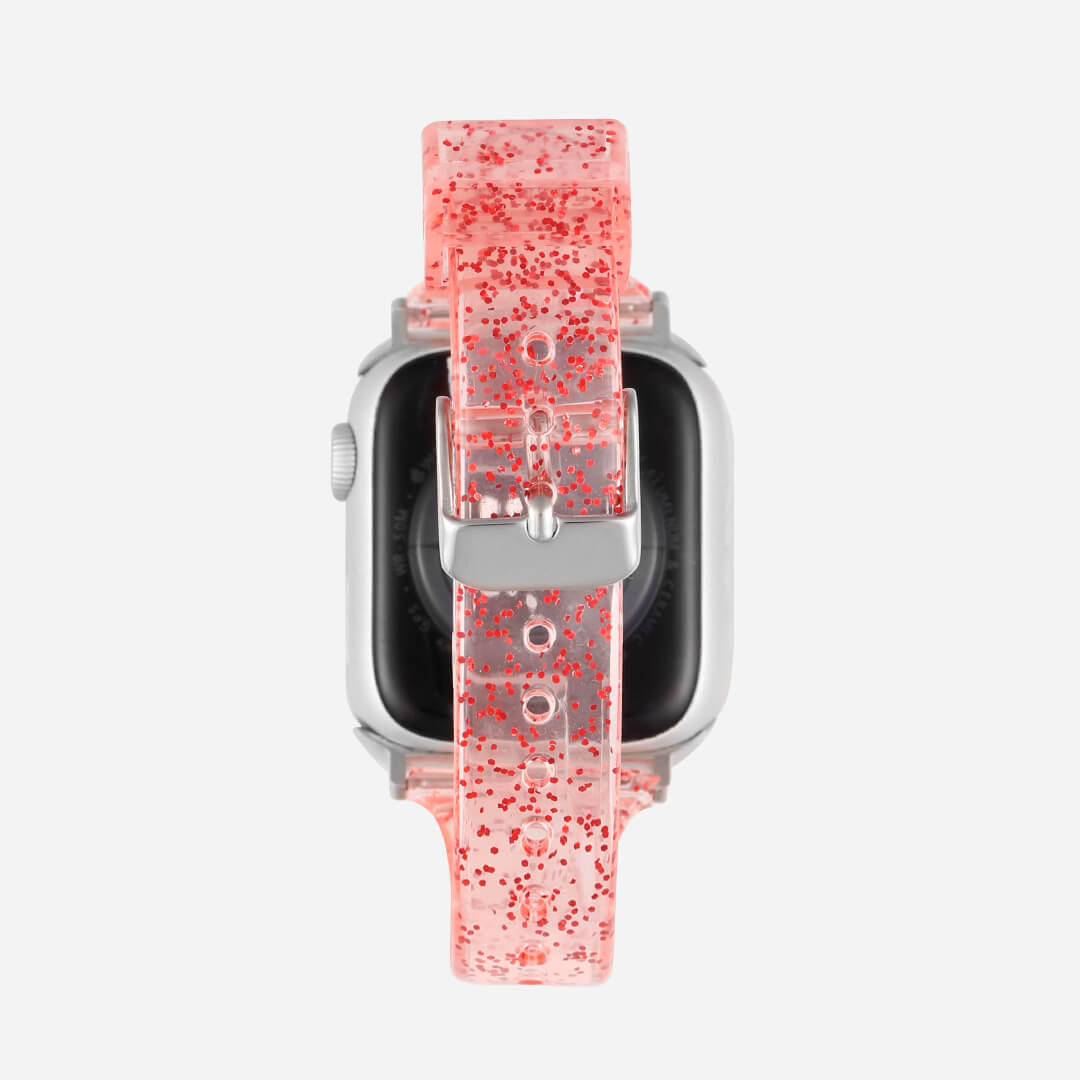 Sydney Glitter Apple Watch Band - Cherry