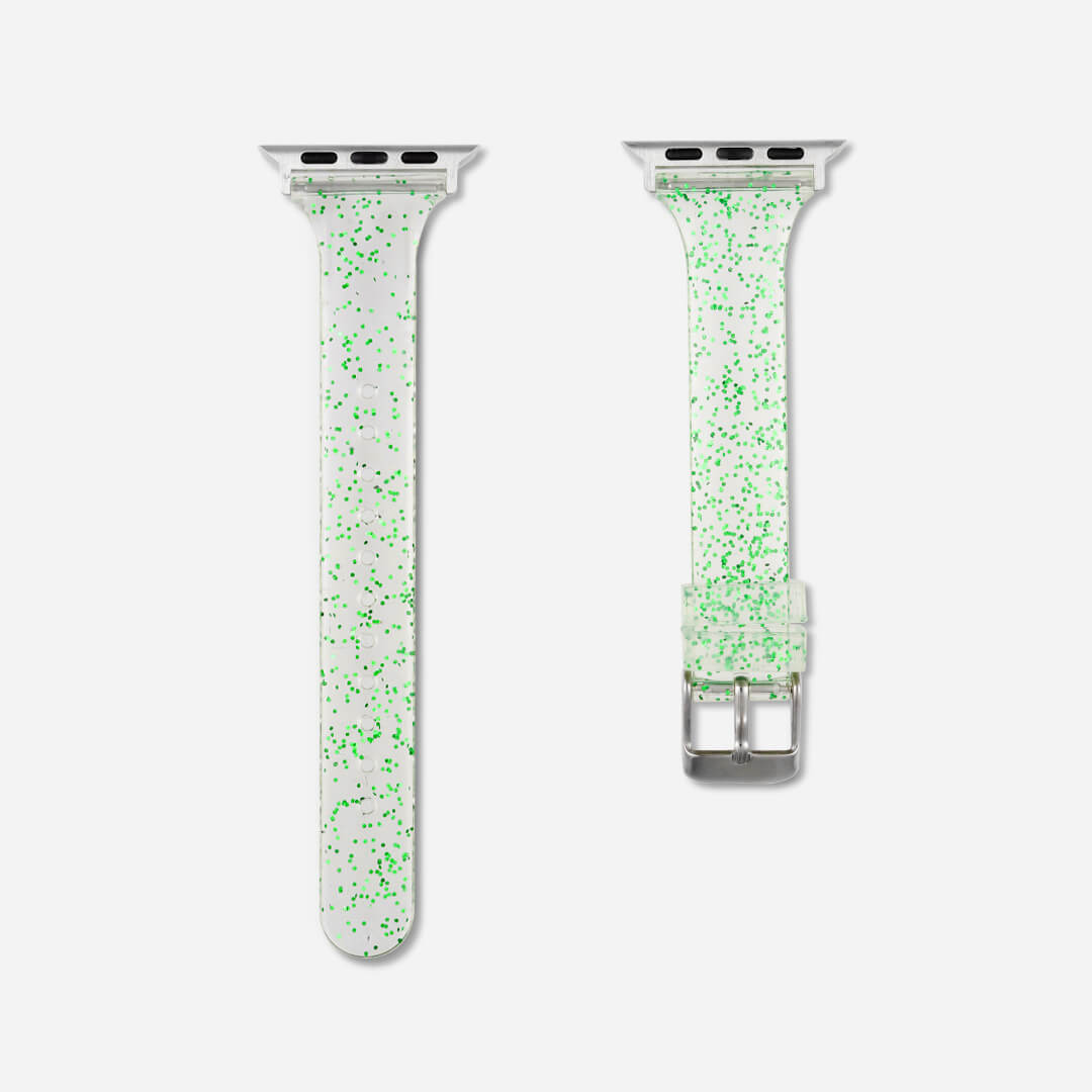 Sydney Glitter Apple Watch Band - Peppermint