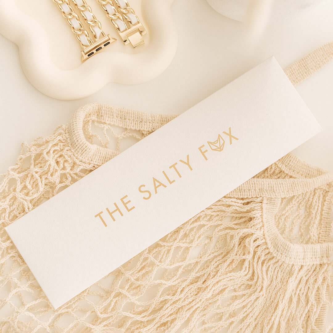 Paris Bracelet Apple Watch Band - Gold / White - Styled