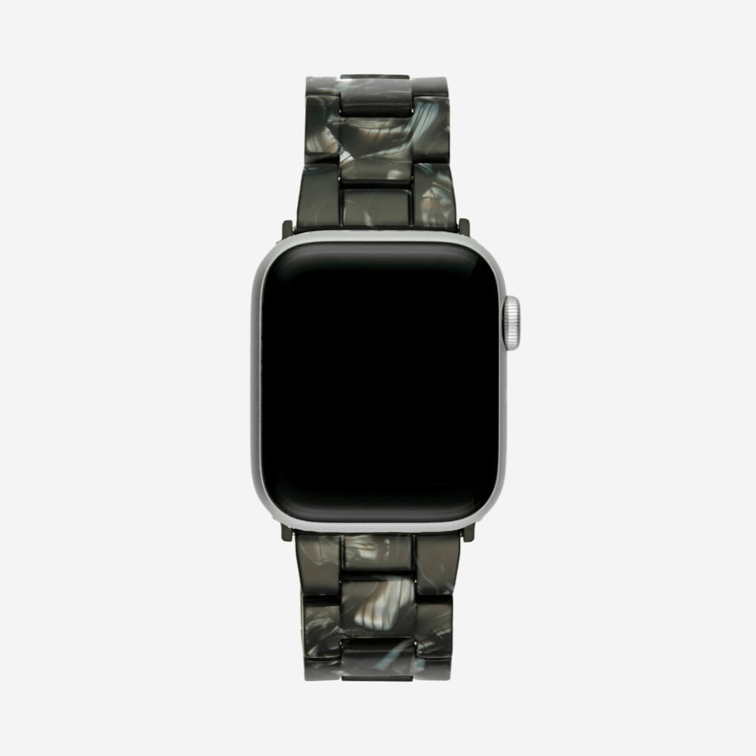 Vienna Apple Watch Band - Black Marble