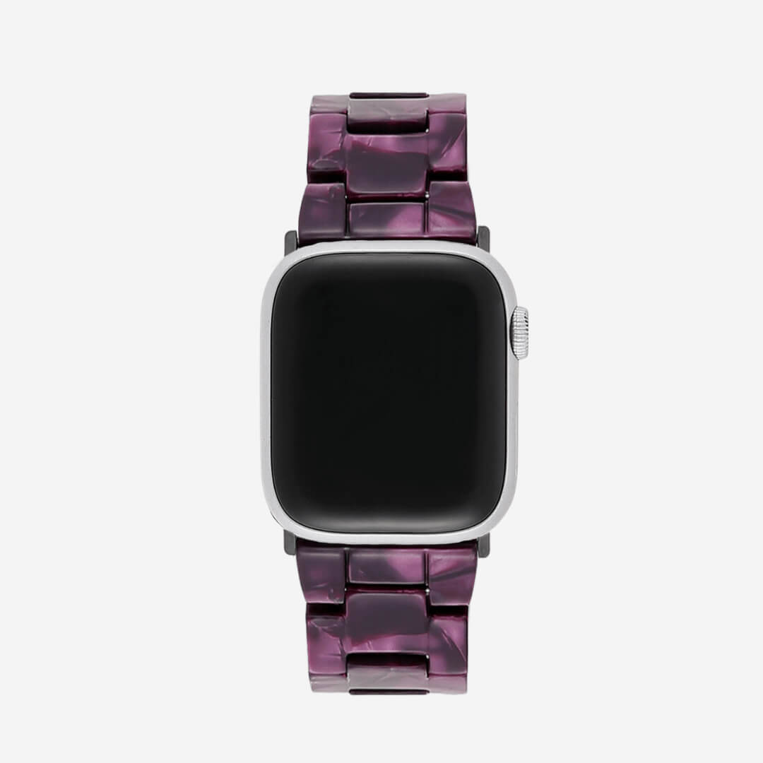 Vienna Apple Watch Band - Black Violet