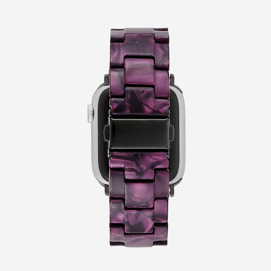 Vienna Apple Watch Band - Black Violet