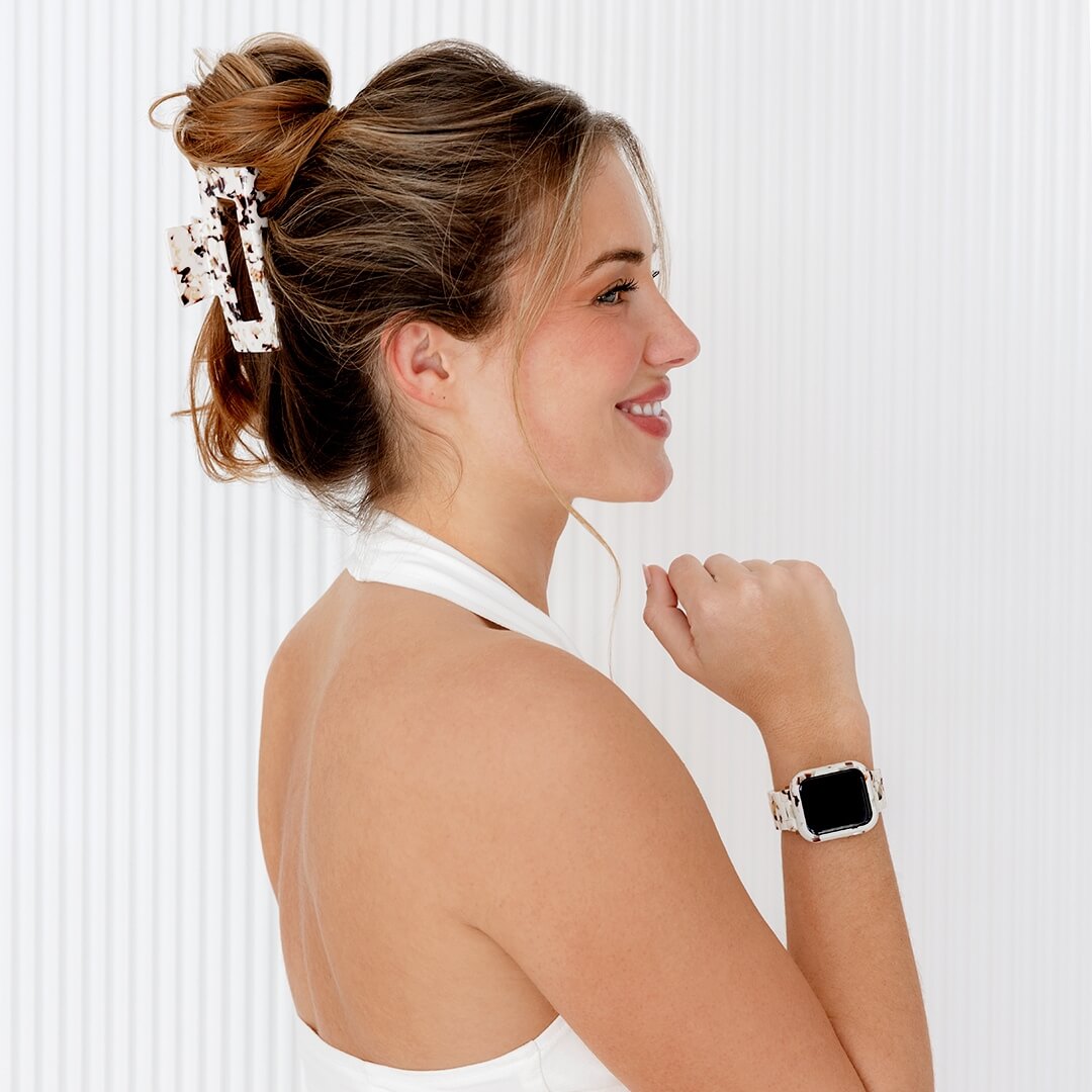 Vienna Claw Clip - Nougat