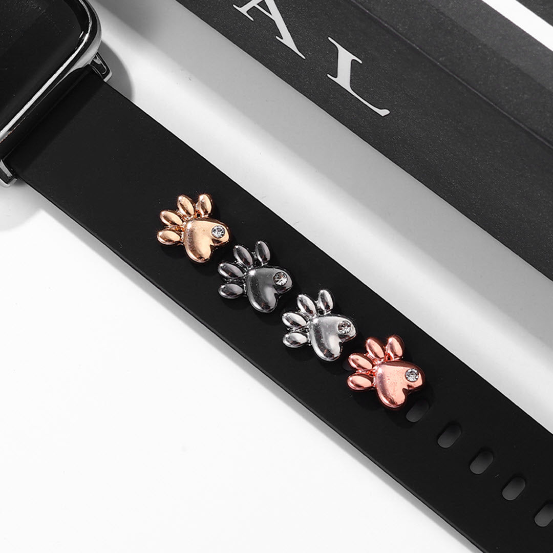 Paw Print Apple Watch Charm - Rose Gold