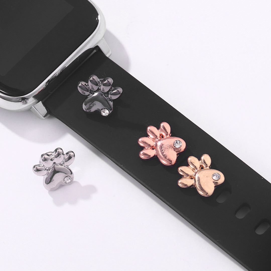 Paw Print Apple Watch Charm - Rose Gold